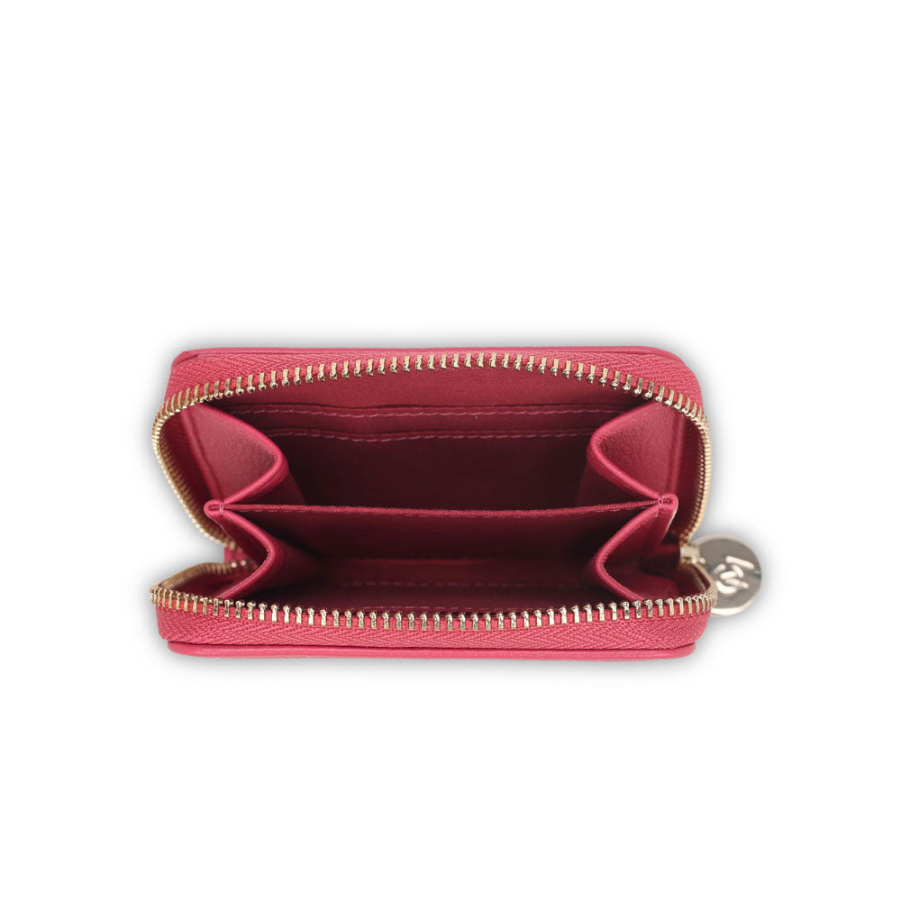 ANNA CARD WALLET ANTIQUE PINK