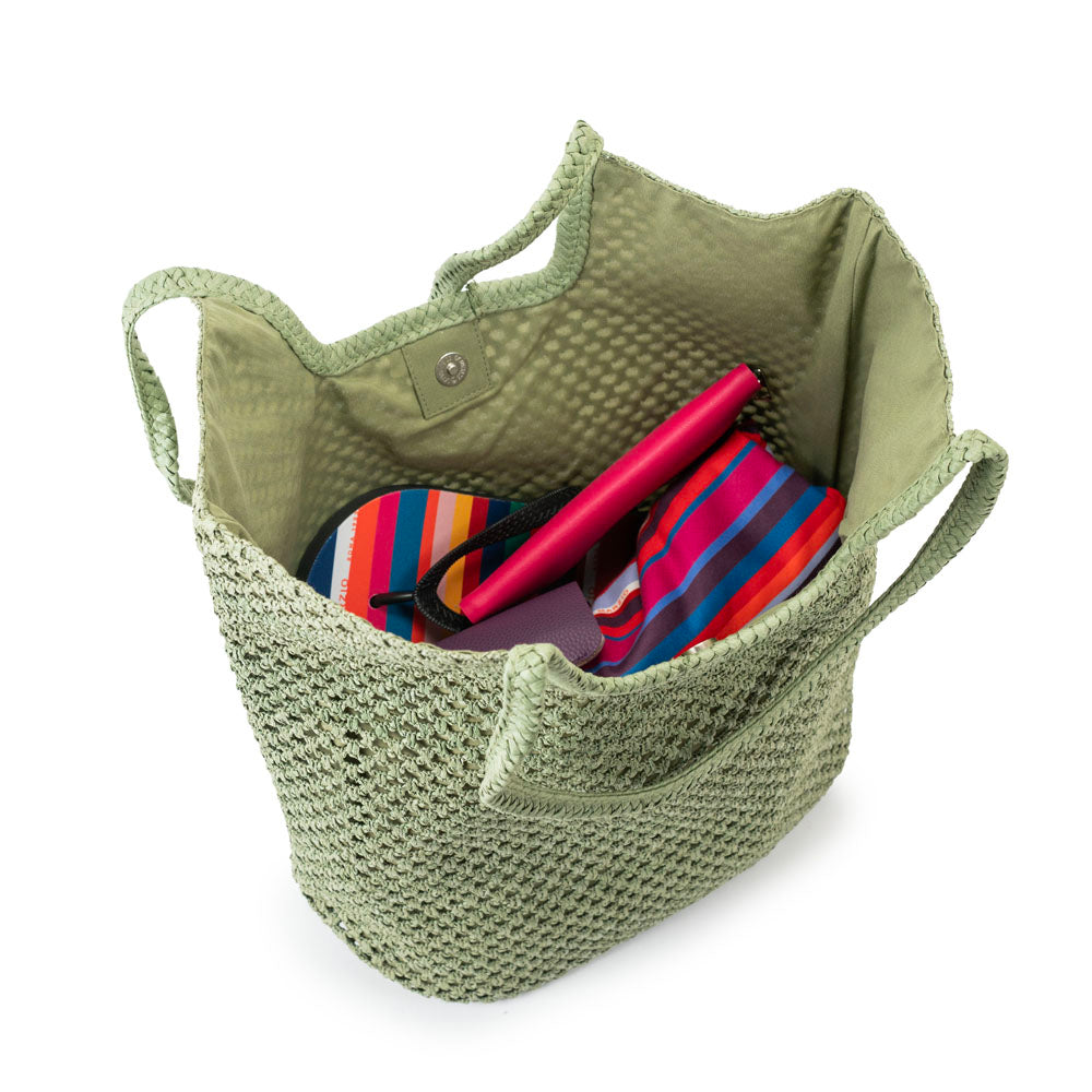 Ariel Tote Bag - Military Green