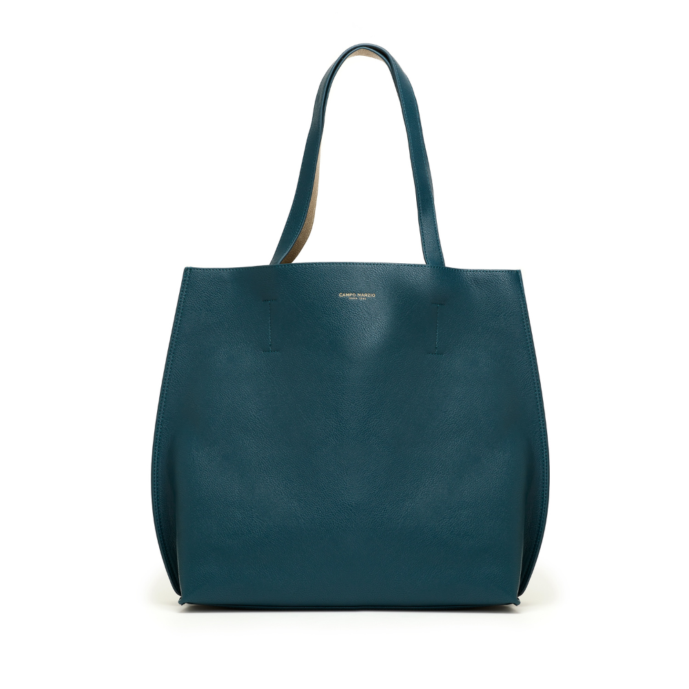 Double Tote Bag- The Iconic Bag- Petrol Green