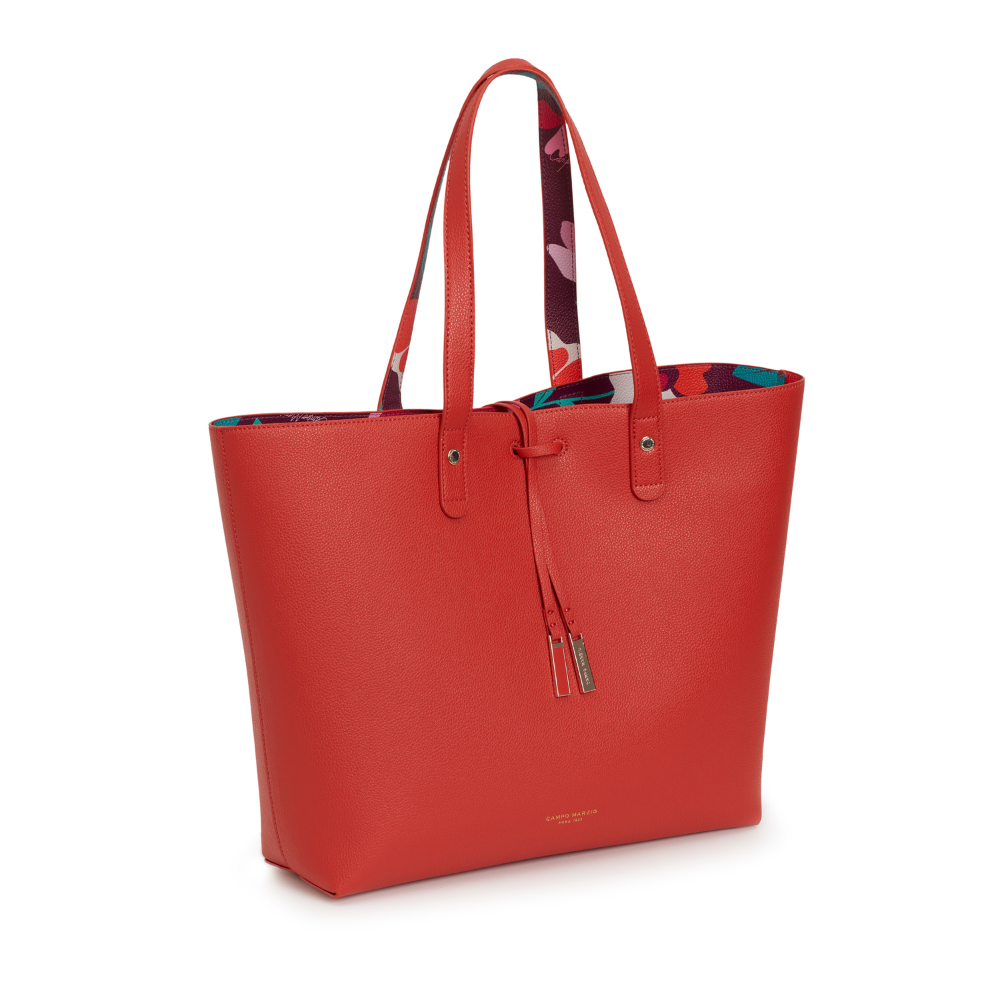 Shopping Bag With Inner Bag Danielle Orange Campo Marzio