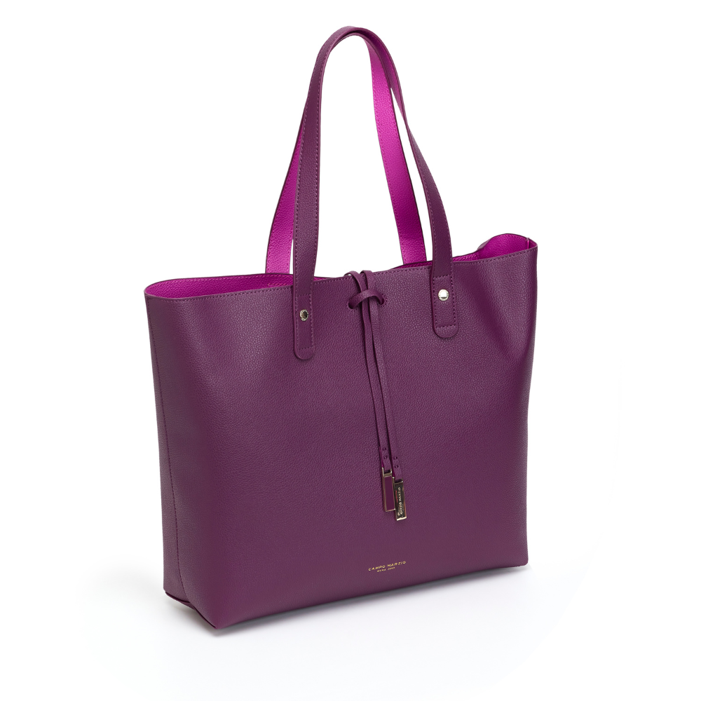 Shopping Bag With Inner Bag Danielle Plum