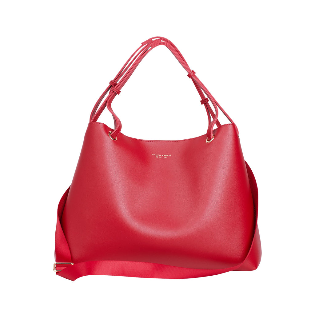 Shoulder Bag With Inner Bag (2 in 1) - Cherry Red