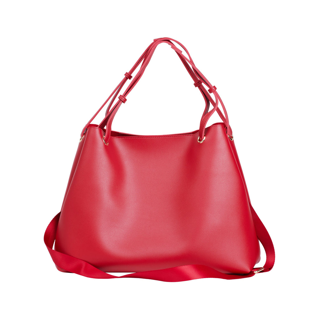 Shoulder Bag With Inner Bag (2 in 1) - Cherry Red