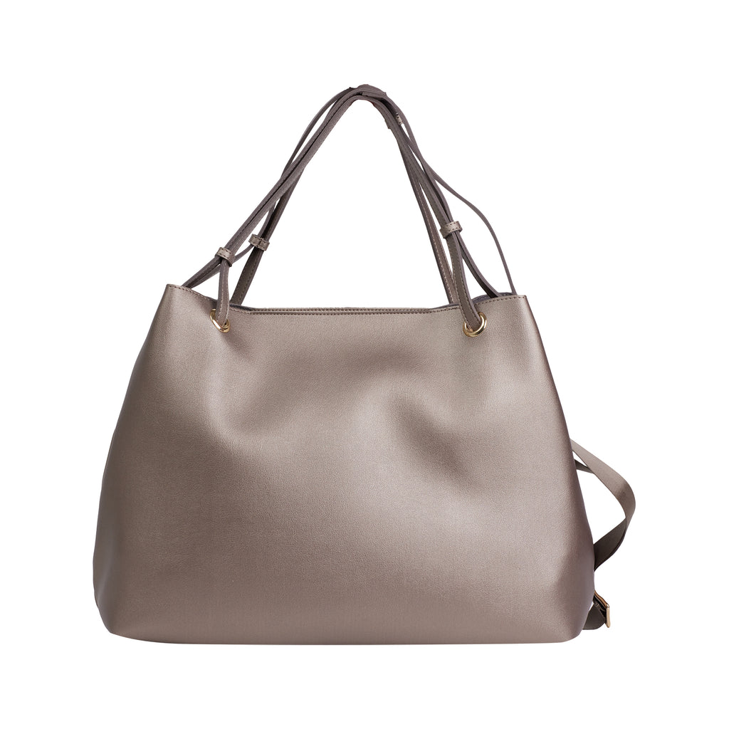 Shoulder Bag With Inner Bag (2 in 1) - Graphite Grey