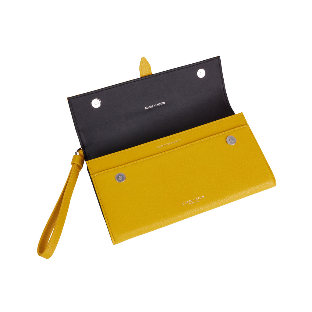 Travel Wallet - For Her - Canary Yellow