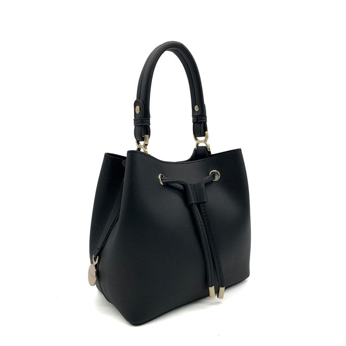 BLO306005001 NATALIA CHIC BUCKET BAG BLACK