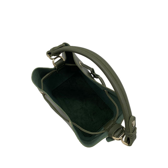NATALIA CHIC BUCKET BAG OLIVE GREEN