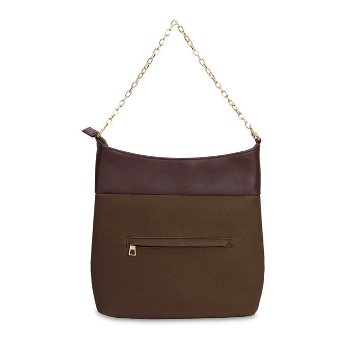 RACE CLUTCH BAG BROWN