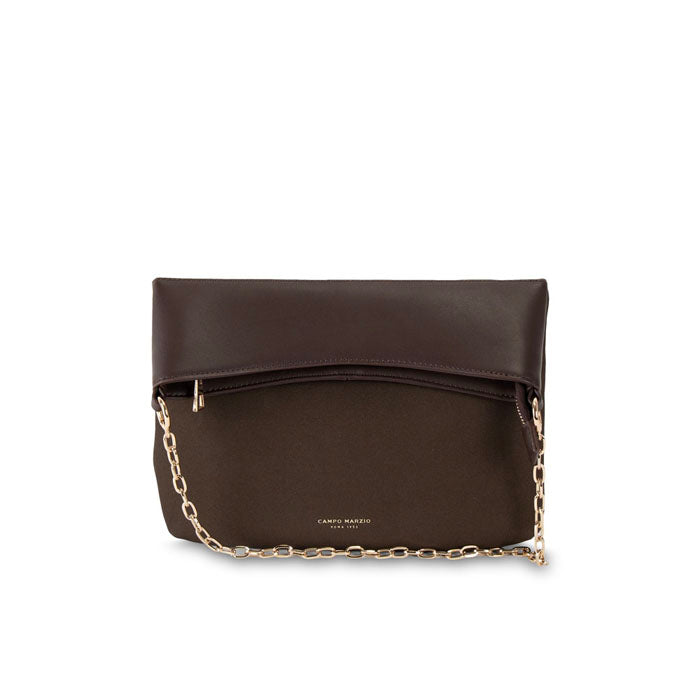 RACE CLUTCH BAG BROWN