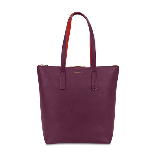 CAMERON VERTICAL BAG 13 PLUM - TANGERINE  TANGO