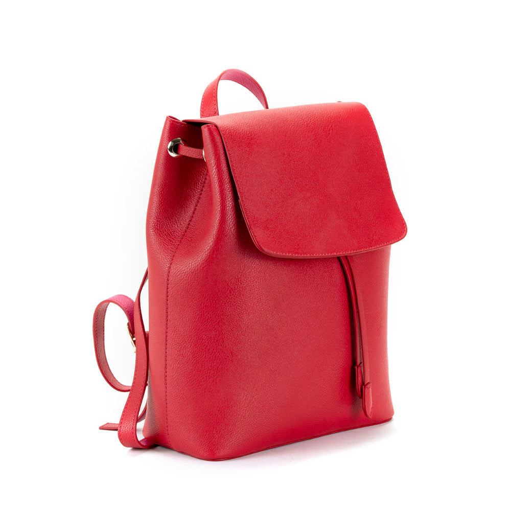 Keira Backpack - Cherry Red Fuchsia Pink