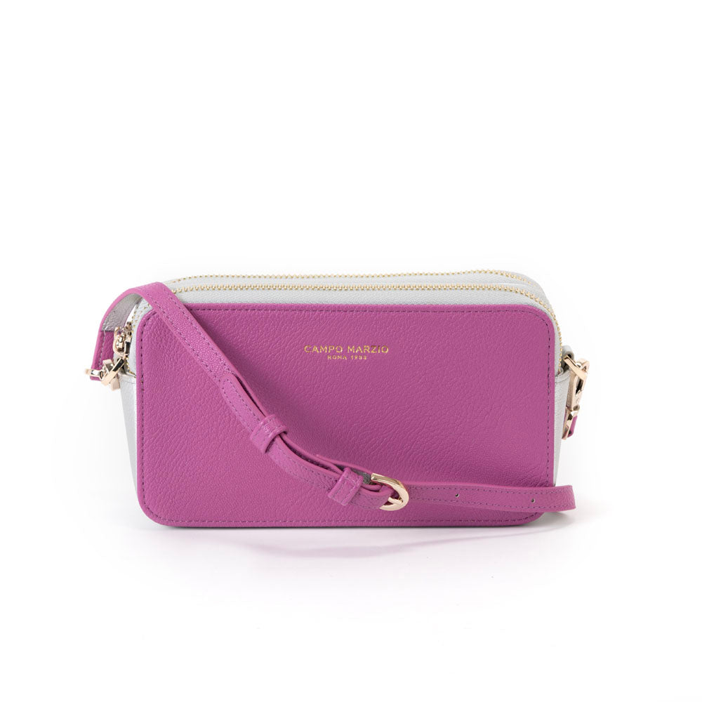 Chloe Mini Bag - Mauve Silver