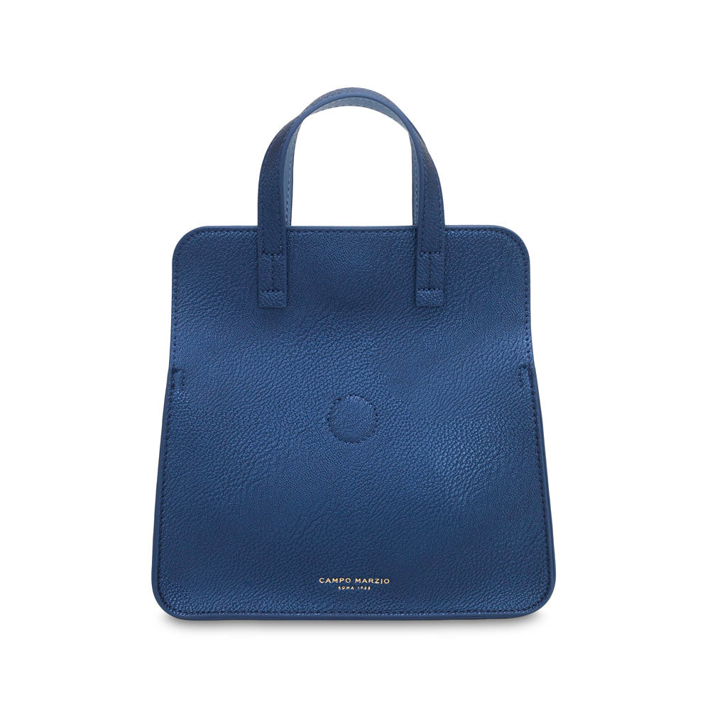 Greta Handbag Metalic Blue