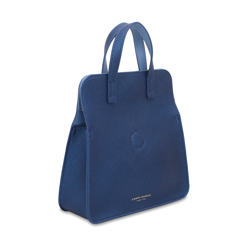 Greta Handbag Metalic Blue