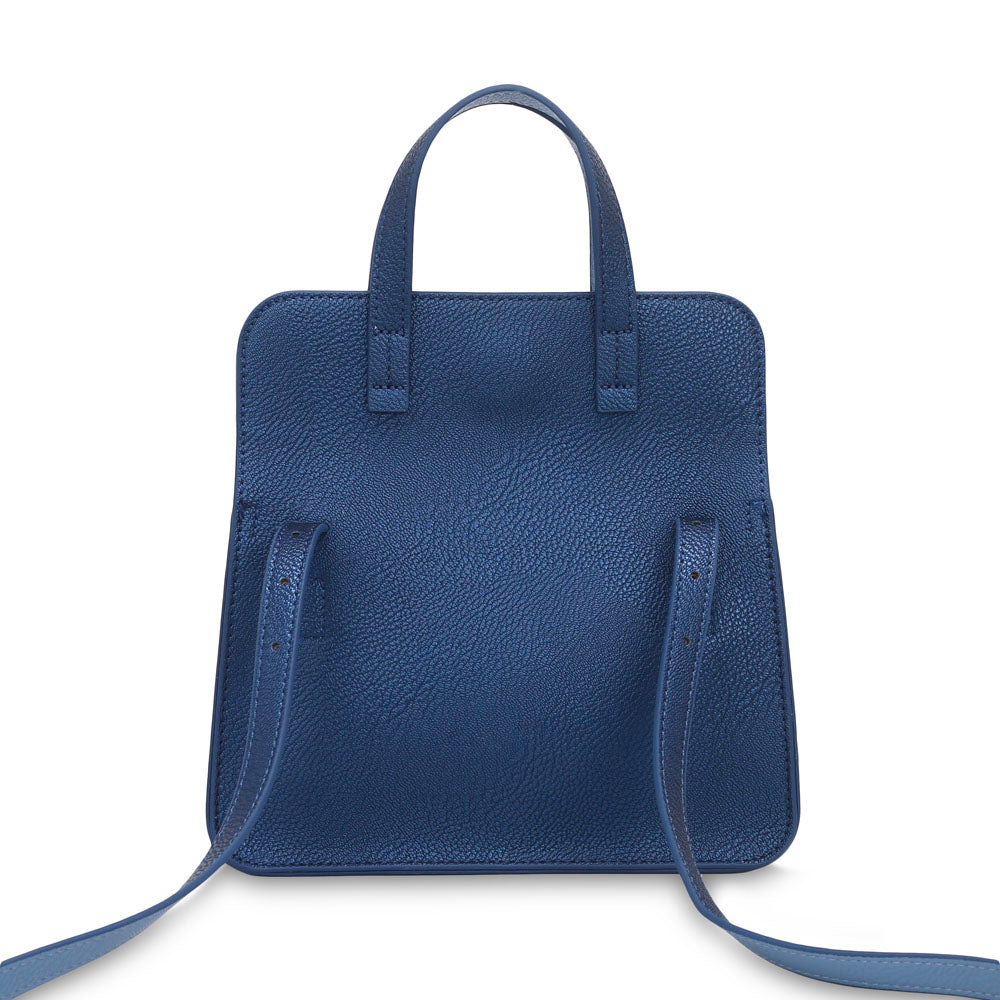 Greta Handbag Metalic Blue