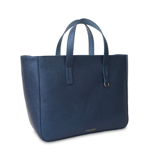 Ashley Handbag Metallic Blue