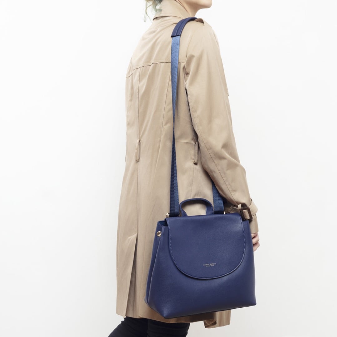Berthe Bag Convertible Backpack - Ocean Blue