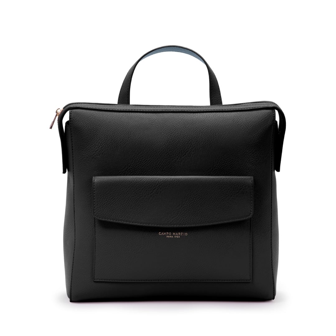 Sharon Backpack Bag - Black Lapis Blue
