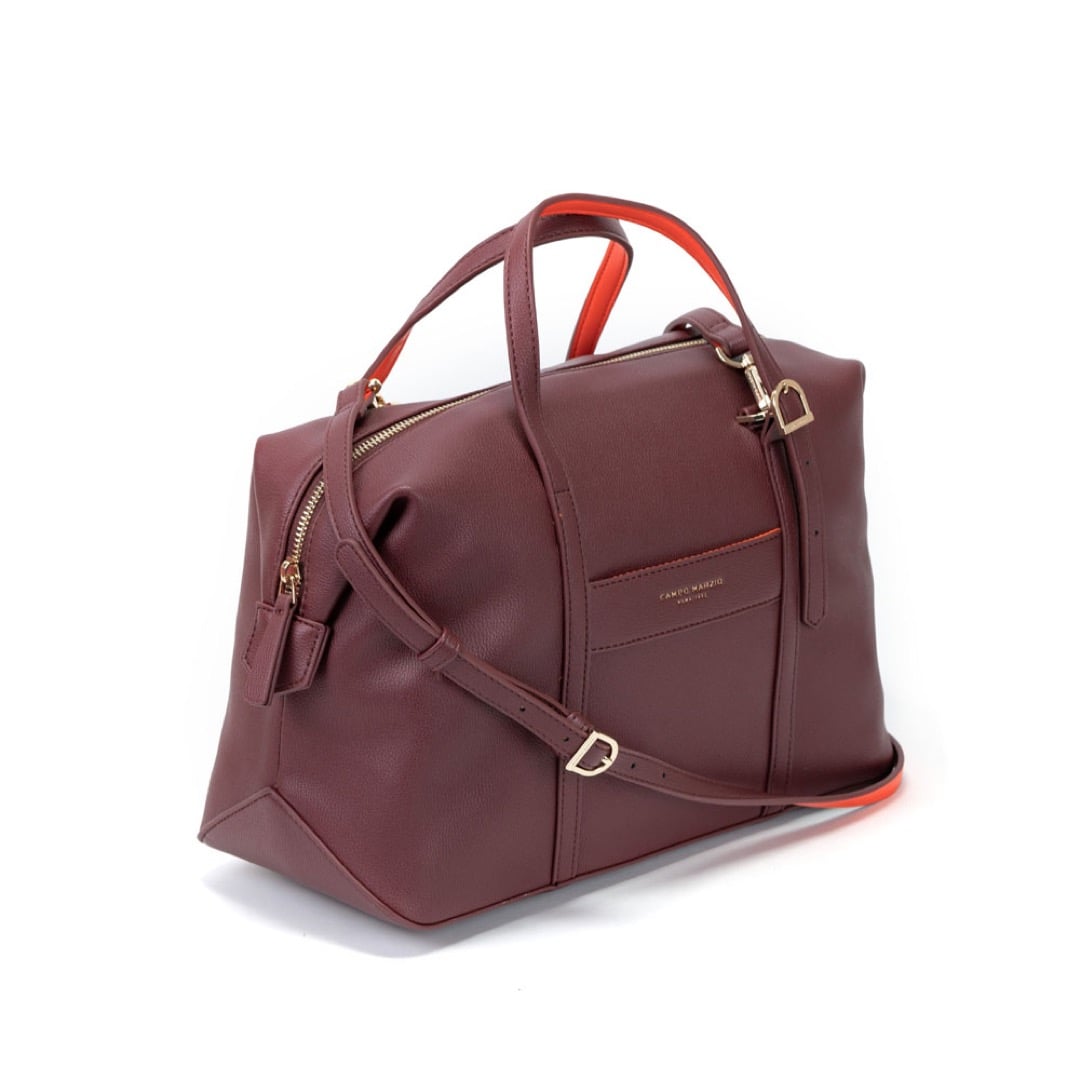 Ariana Bowling Bag - Burgundy