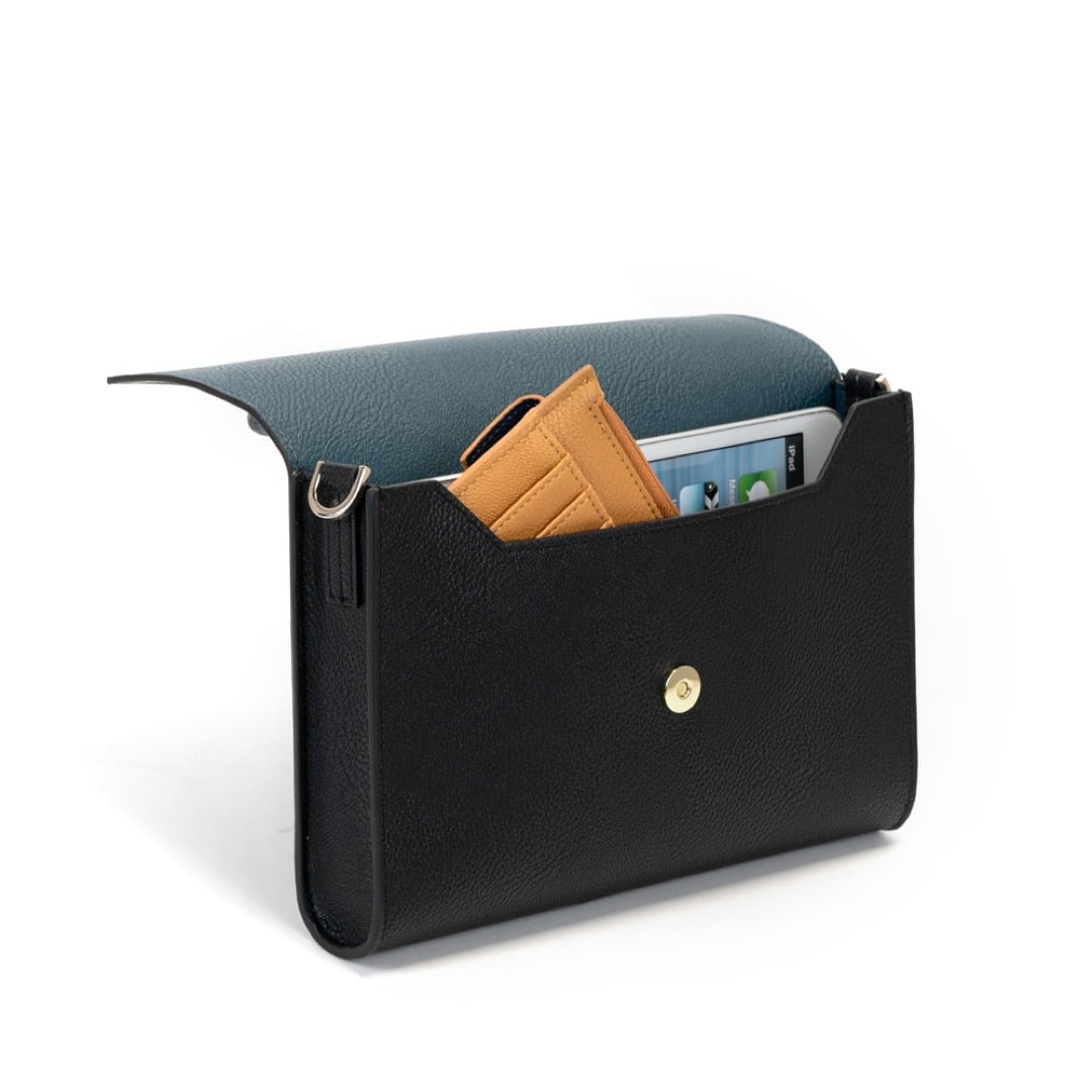 Phoebe Clutch Bag - Black