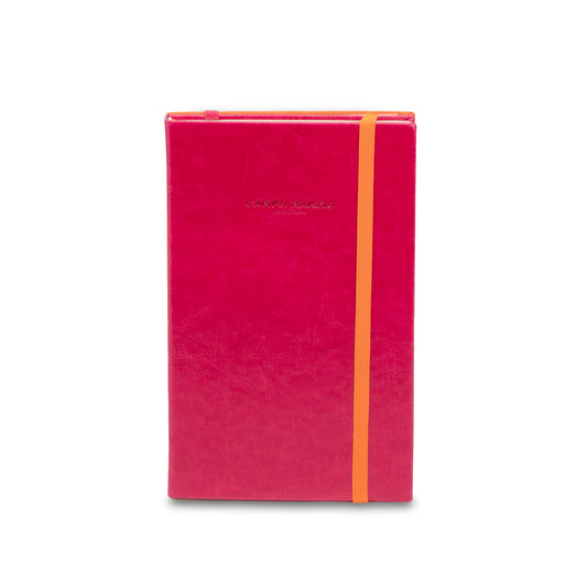 JOURNAL WITH POCKET FUCHSIA