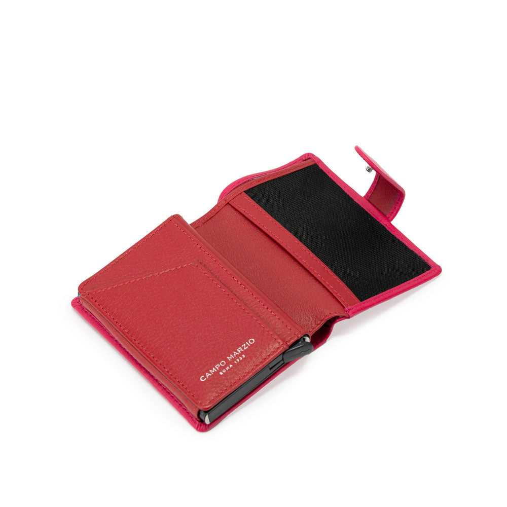 Axel Card Holder - Fuchsia Pink Flame Scarlet Red