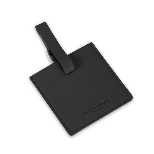 DENNIS SQUARE LUGGAGE TAG BLACK
