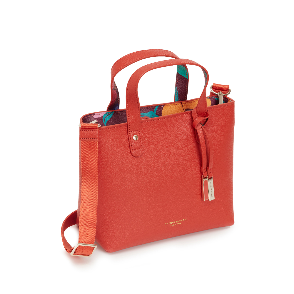 Handbag With Crossbody Strap Nahui Orange Campo Marzio
