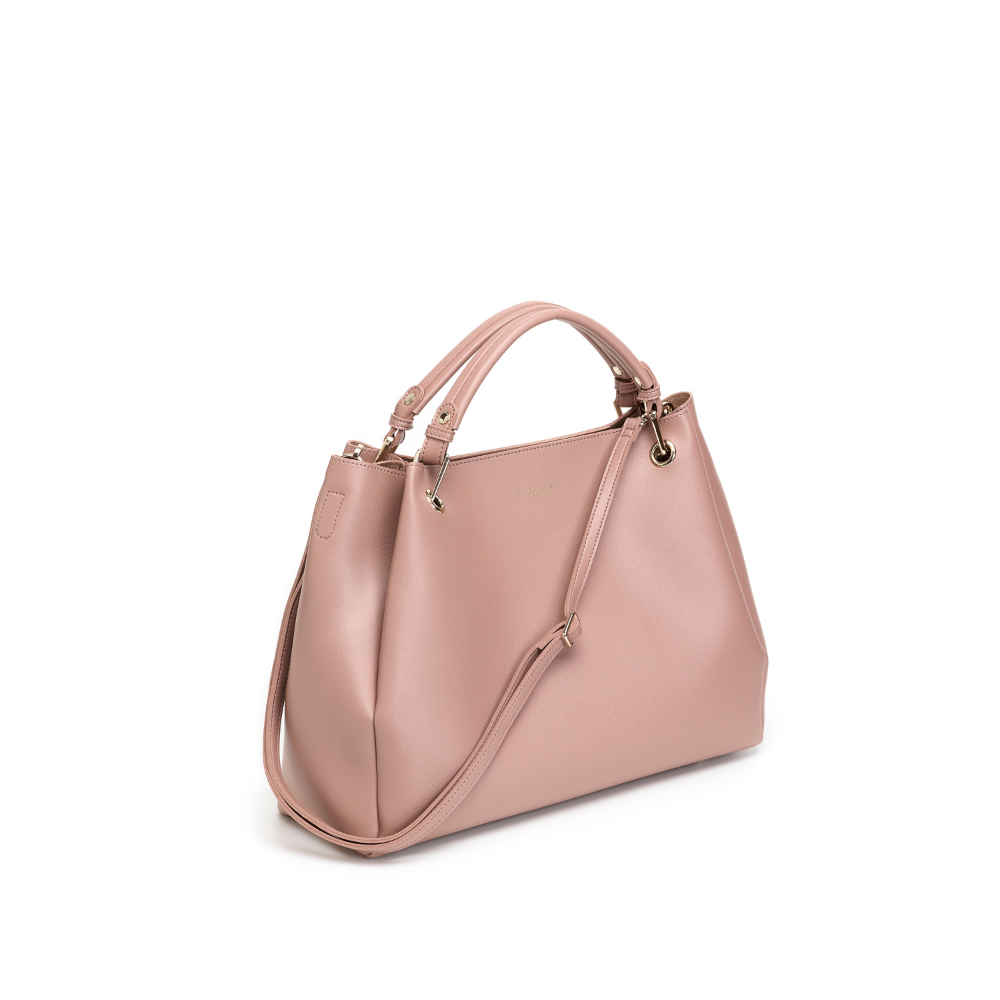Handbag With Removable Crossbody Strap And Inner Bag Louise Camel