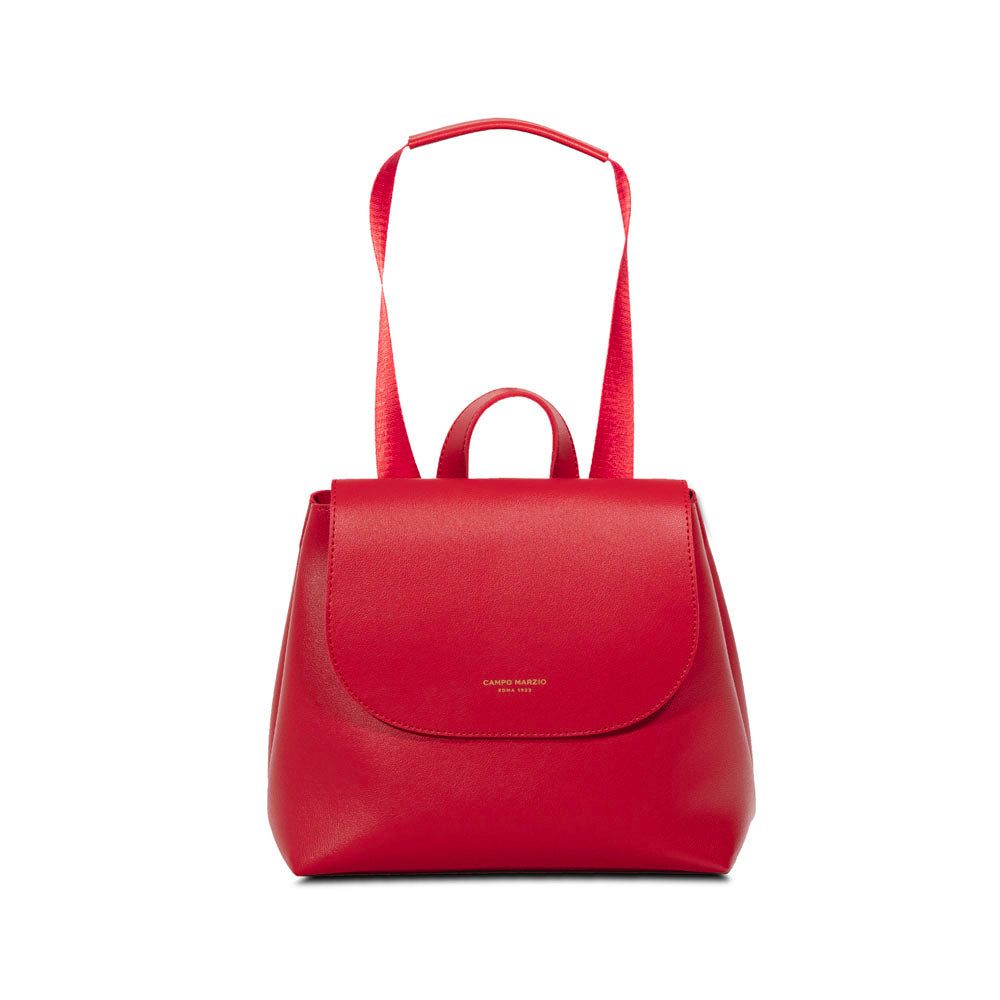 Bag Convertible In Backpack-Cherry Red